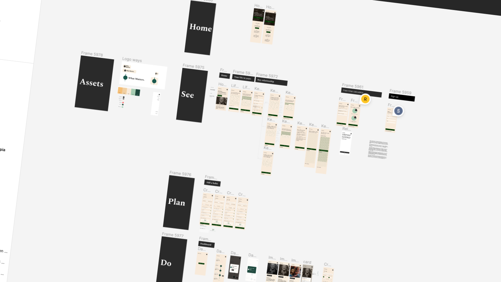 What Matters - Figma design screenshot